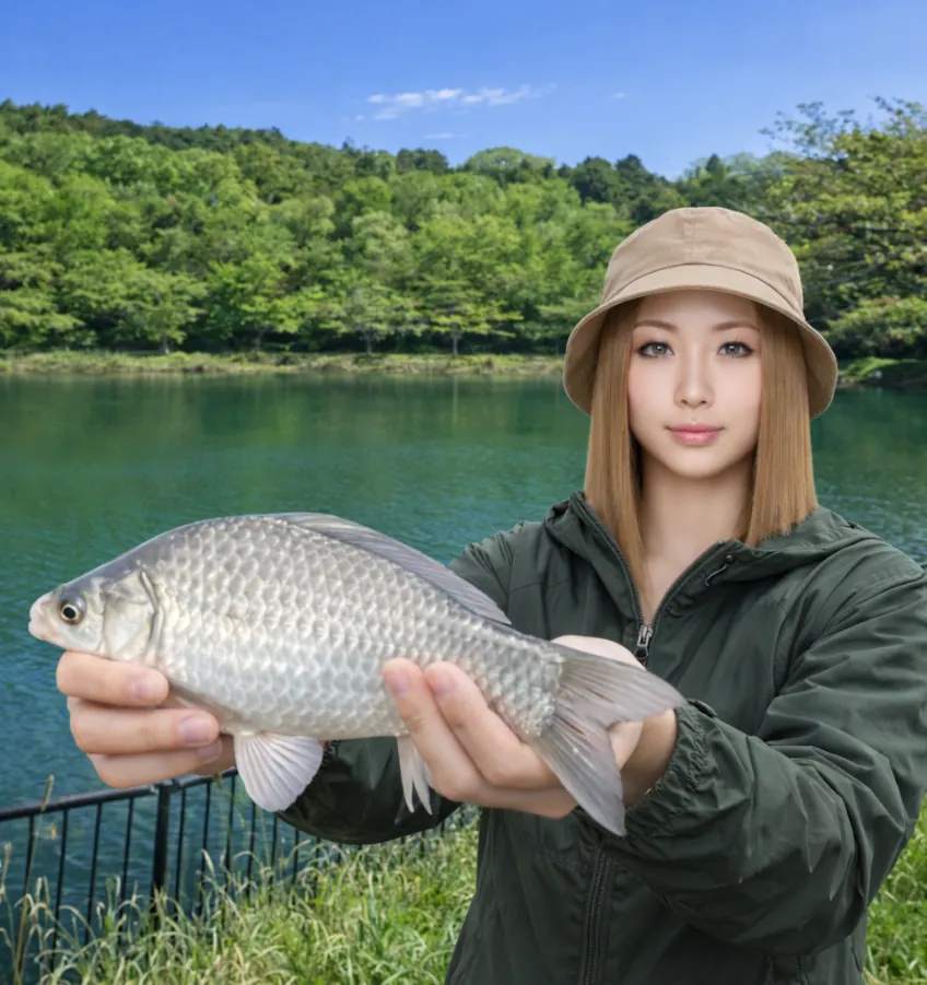 水久保池でヘラブナの釣果を得た階下.webp