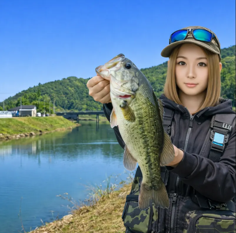 波介川でブラックバスの釣果を得た階下.webp