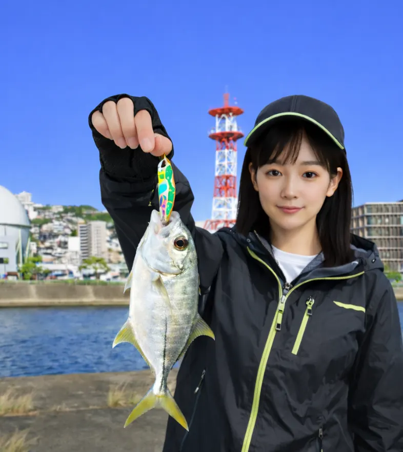 浦上川でメッキの釣果を得た国生.webp