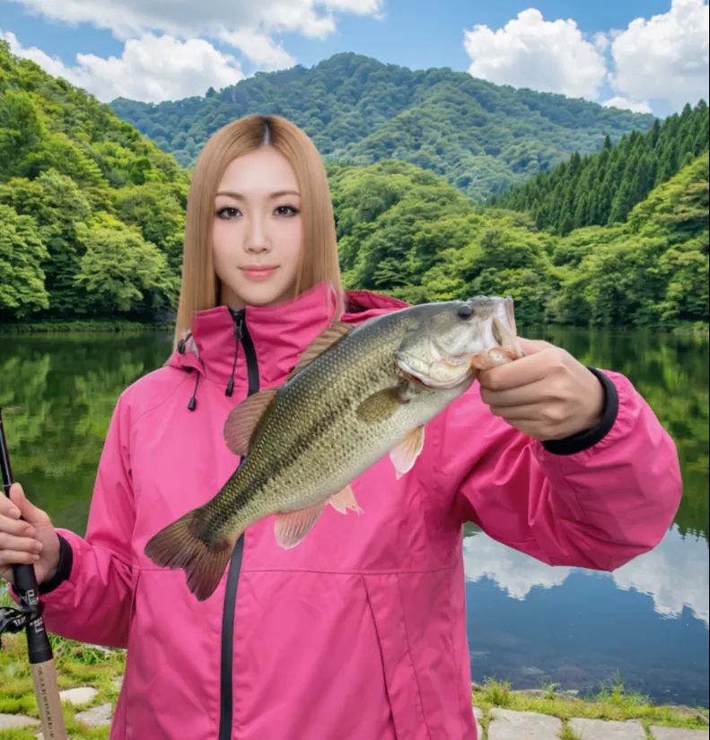 碓氷湖でブラックバスの釣果を得た階下.webp