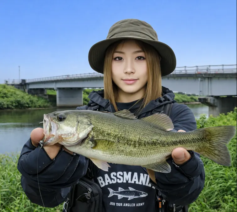 福島潟放水路でブラックバスの釣果を得た階下.webp