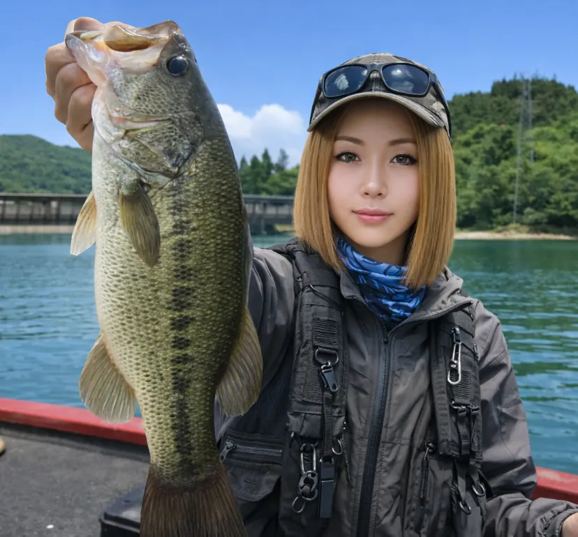芹川ダムでブラックバスの釣果を得た階下.webp