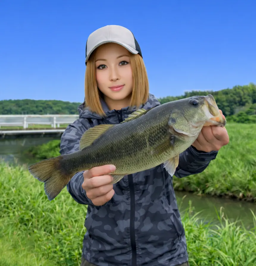 菱木川でブラックバスの釣果を得た階下.webp
