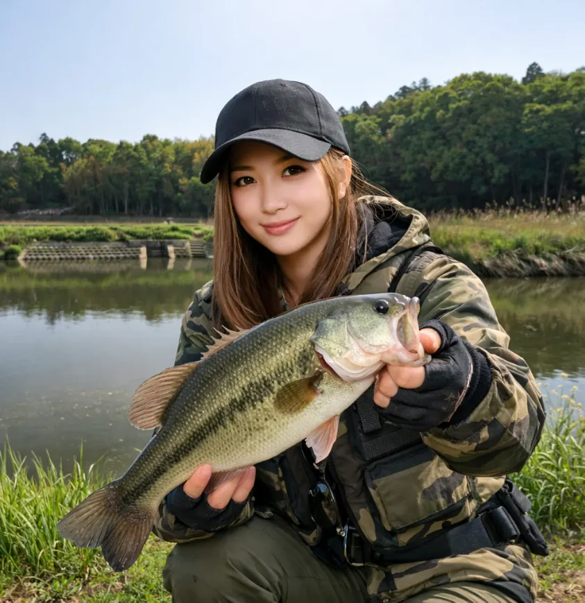 西谷田川でブラックバスの釣果を得た階下.webp