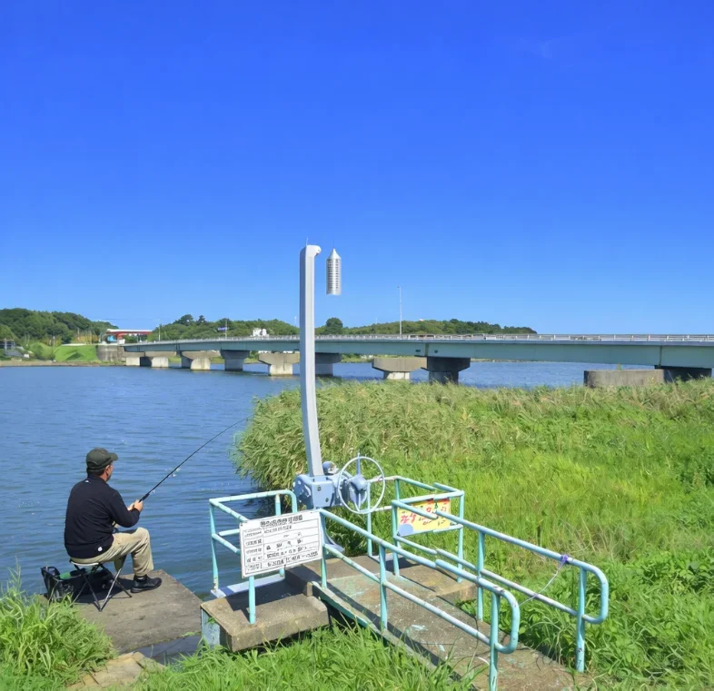 常陸利根川北利根橋周辺
