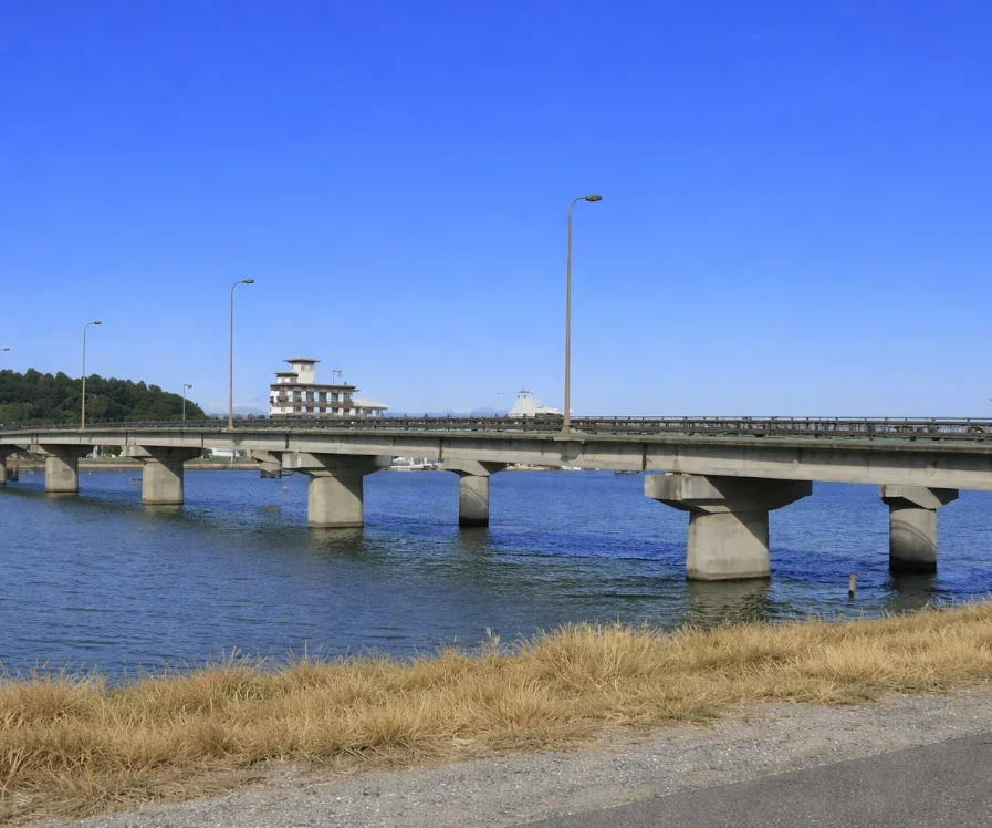 常陸利根川潮来大橋周辺