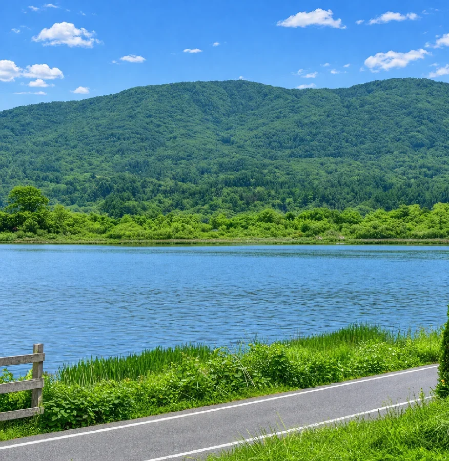 山中湖平野ワンドの様子