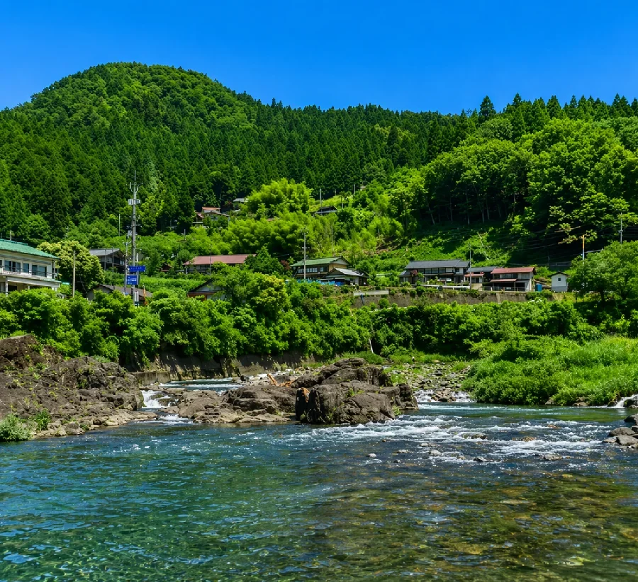 長良川歩岐島大橋付近