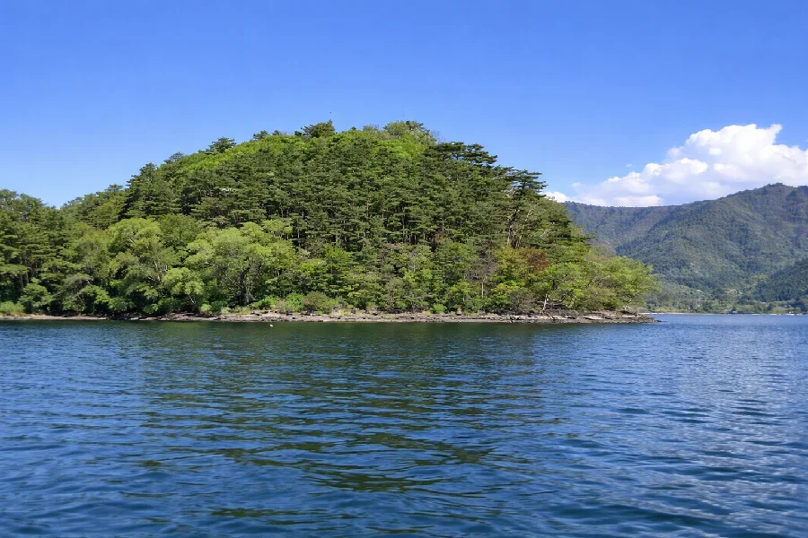河口湖鵜の島
