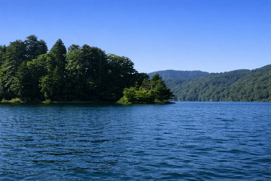 野尻湖琵琶島