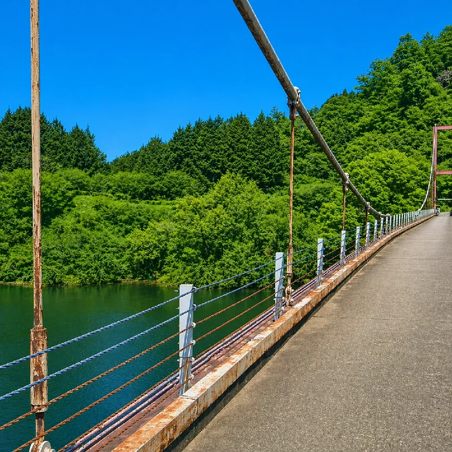 八幡橋付近の高山ダム