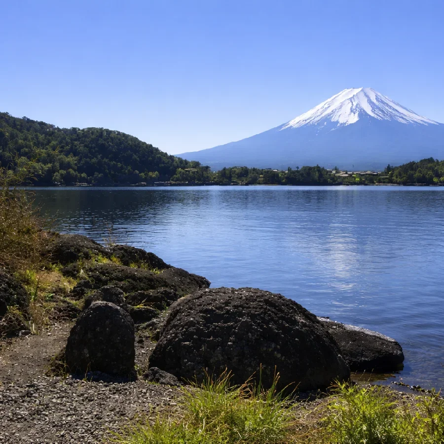 河口湖産屋ヶ崎
