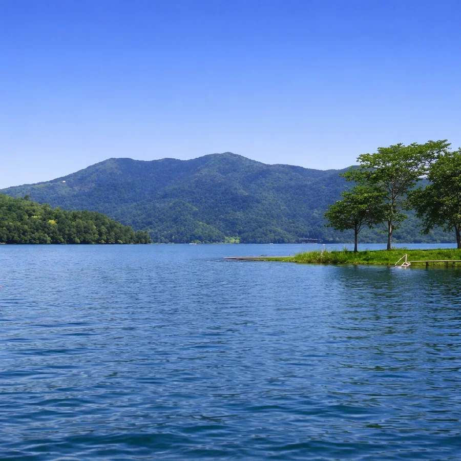 野尻湖大崎周辺