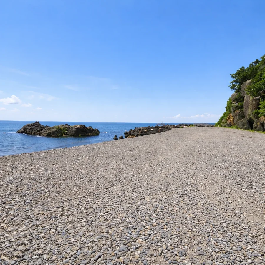梶ヶ鼻付近の七里御浜