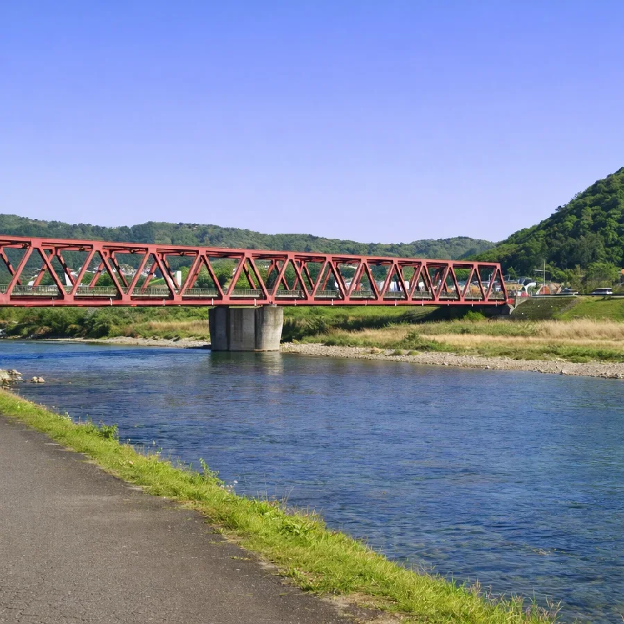 大仁橋付近の狩野川