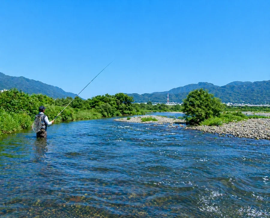 福井大橋周辺の九頭竜川
