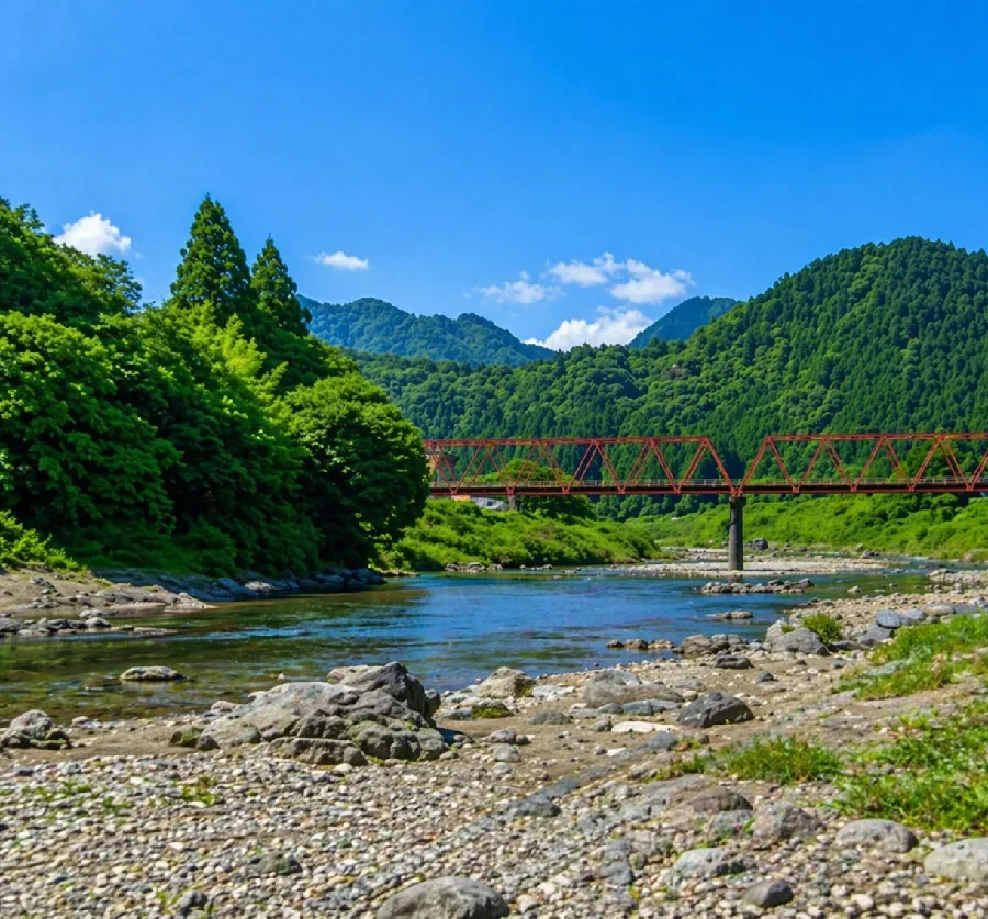 長良川洲原橋付近