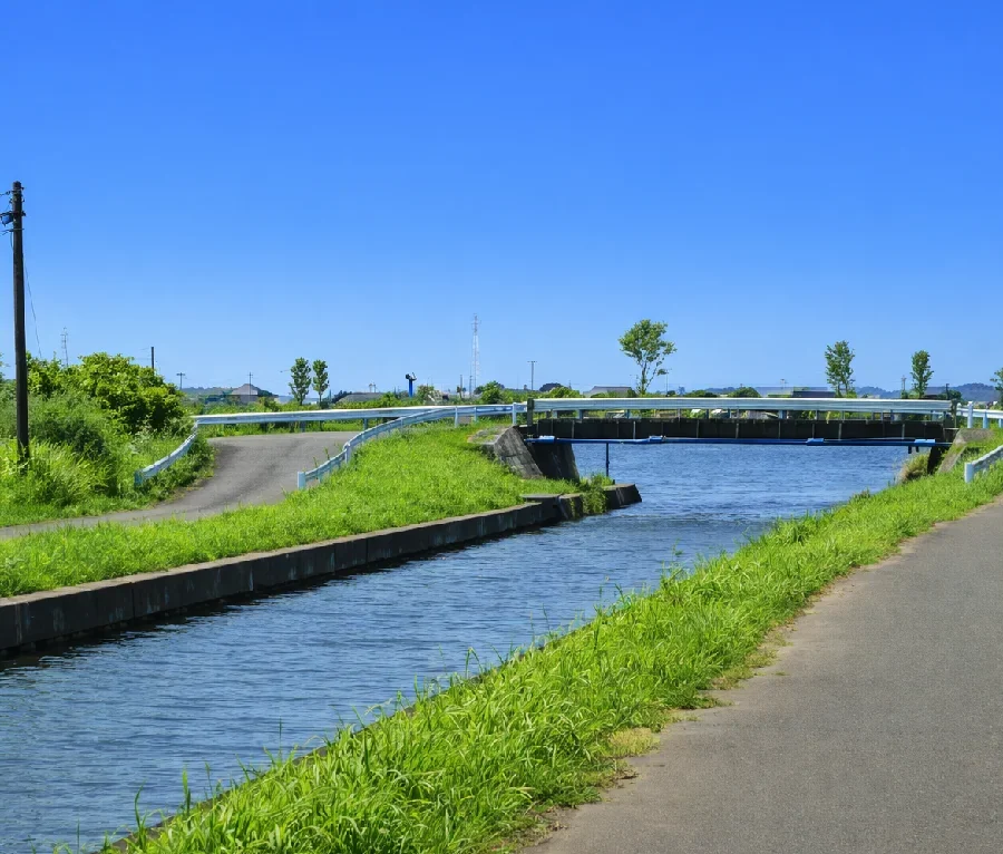 与田浦大割水路の様子