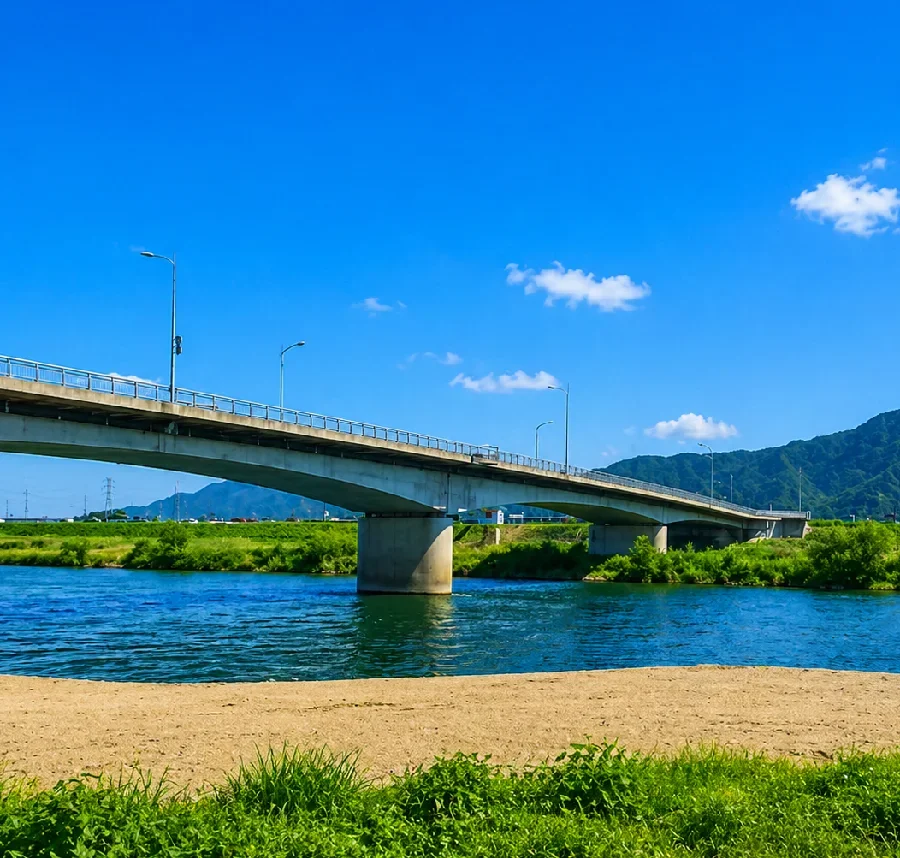 遠賀川菜の花大橋周辺