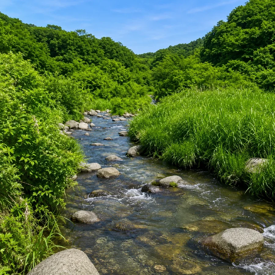 大谷開拓橋周辺