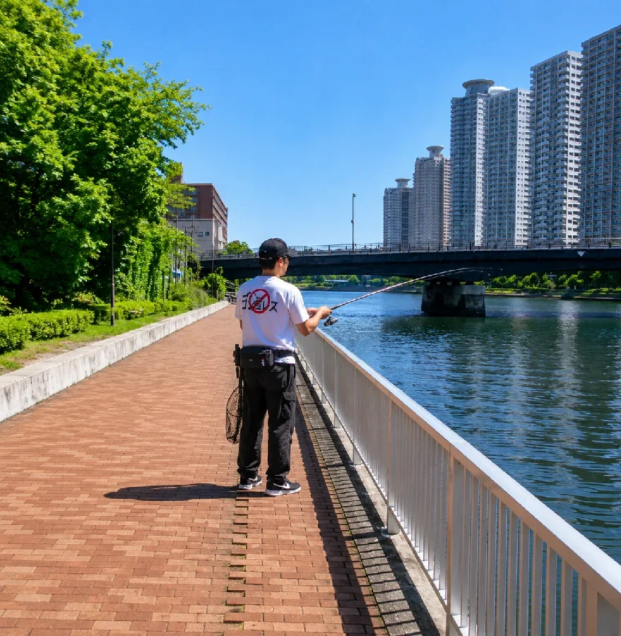 辰巳運河辰巳橋周辺