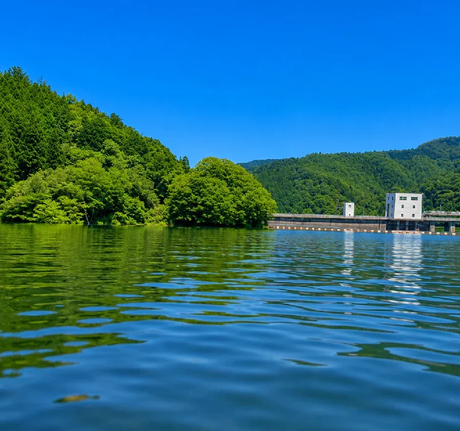 三河湖草木ワンド入口