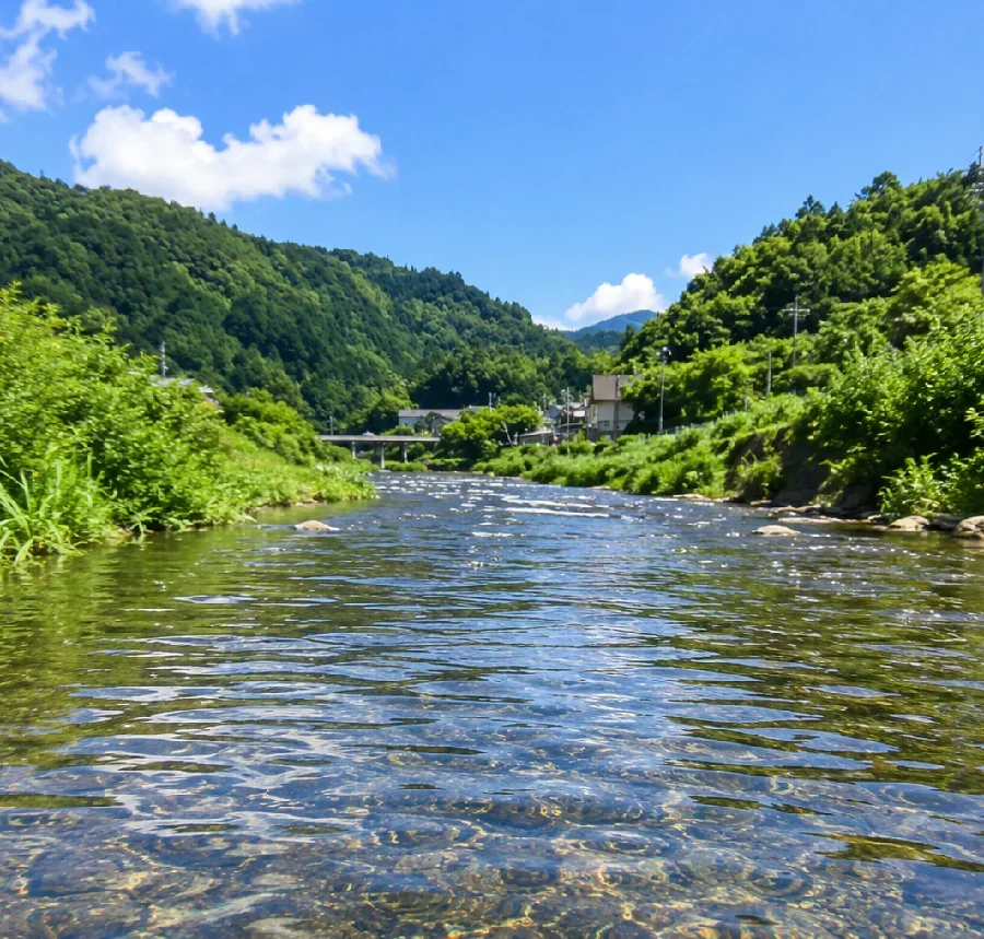足助大橋周辺