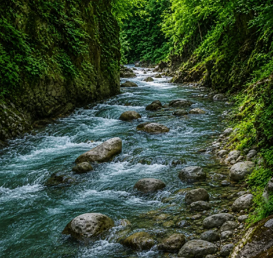 奈良子釣りセンター渓流エリア