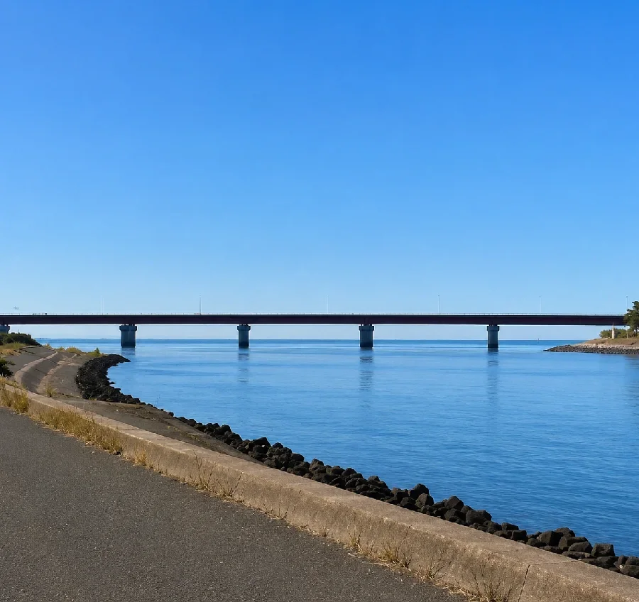 豊川放水路河口
