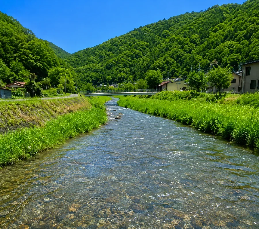 木曽の大橋周辺