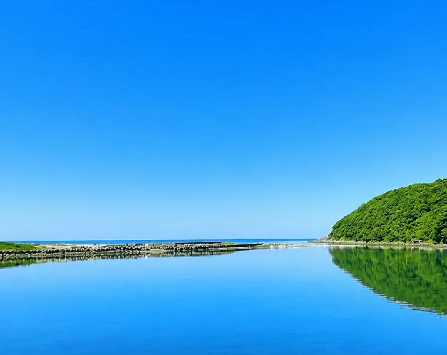 三面川河口