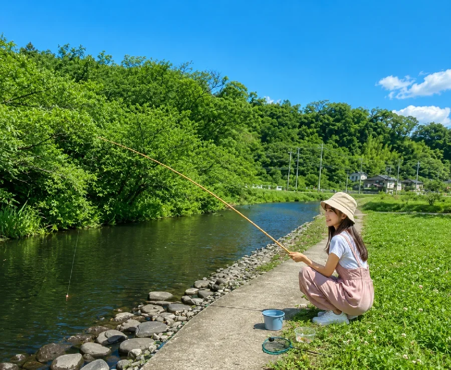 越辺川いこいの広場付近