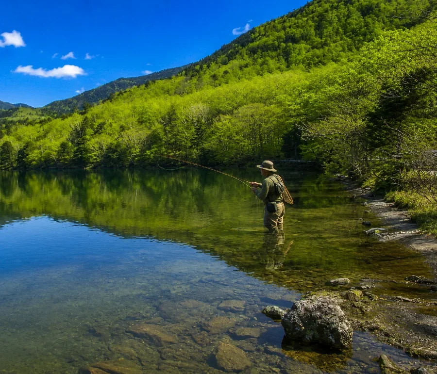 湯ノ湖一の橋周辺