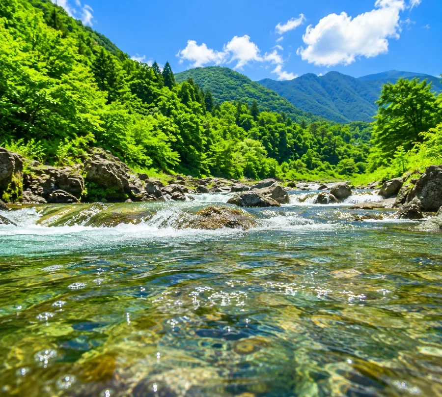 鬼怒岩橋周辺の鬼怒川