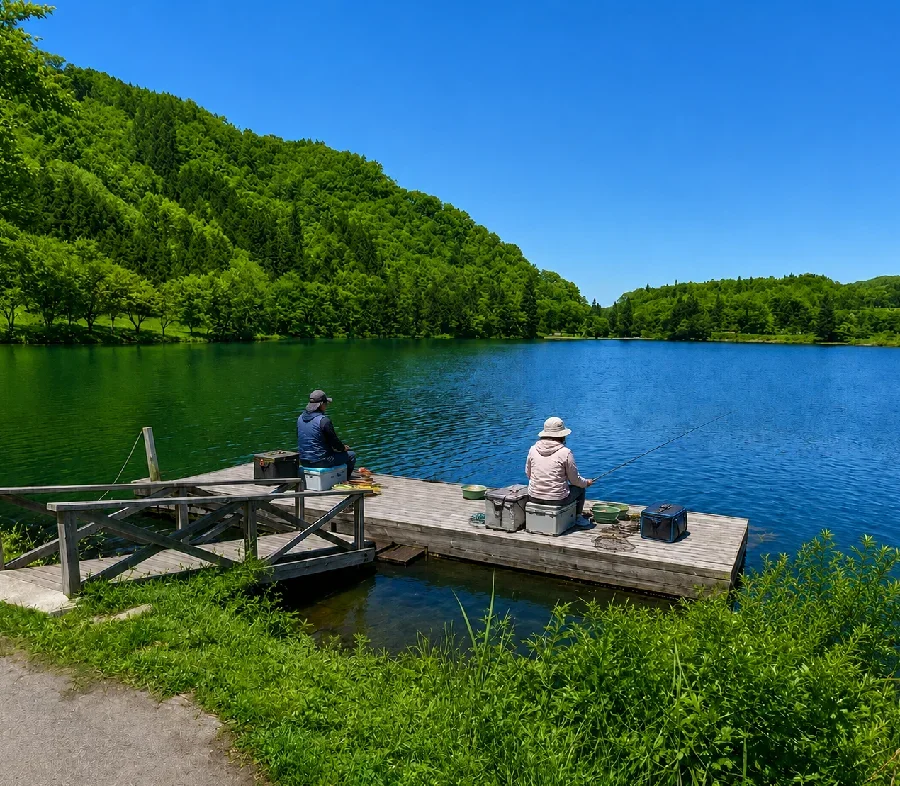 中綱湖地蔵桟橋