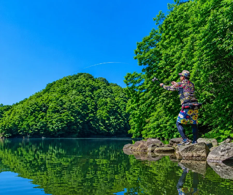 いなさ湖おしどり橋周辺