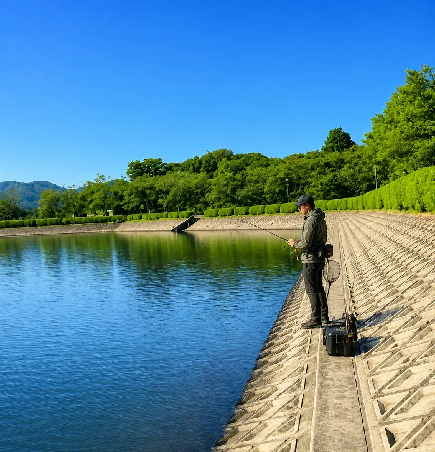 東山湖石碑前