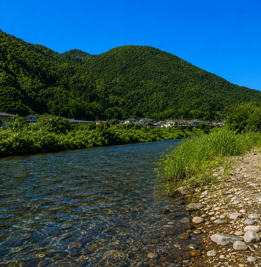 仁科川海名野橋付近