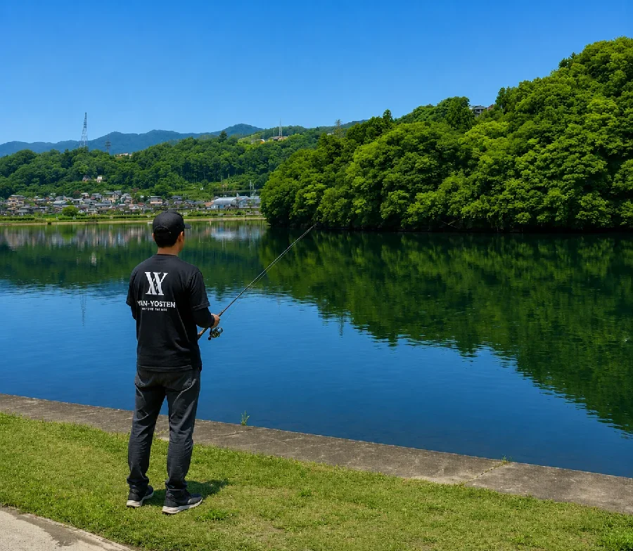 島田湖砂利荷役場付近
