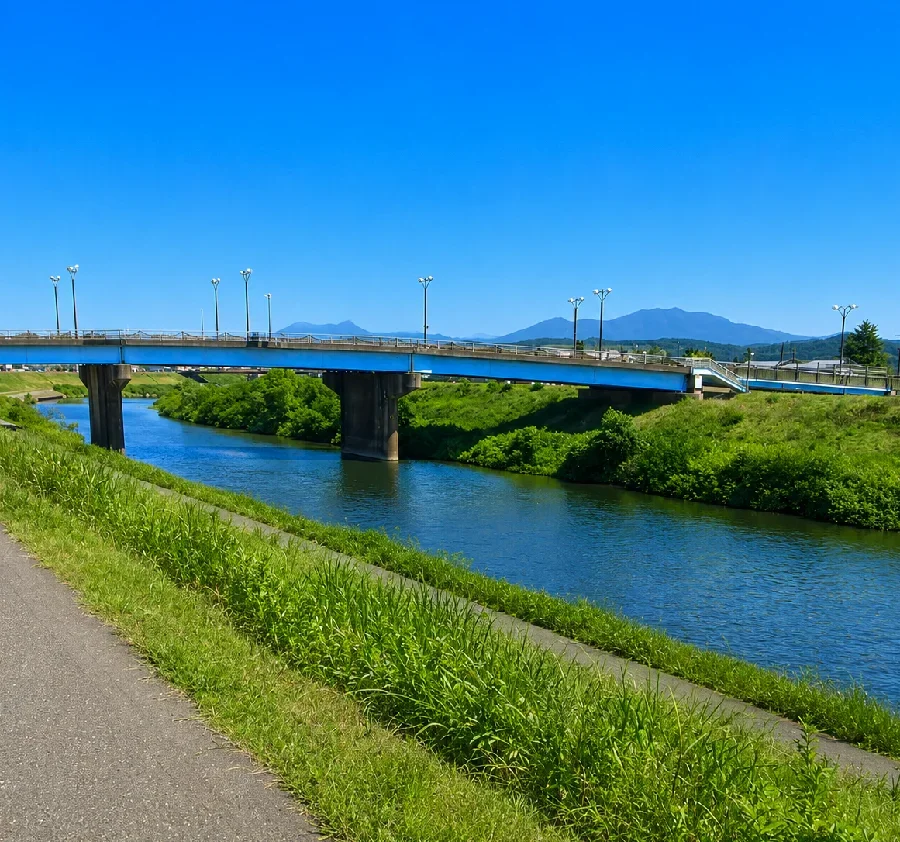 五十嵐川昭栄大橋周辺
