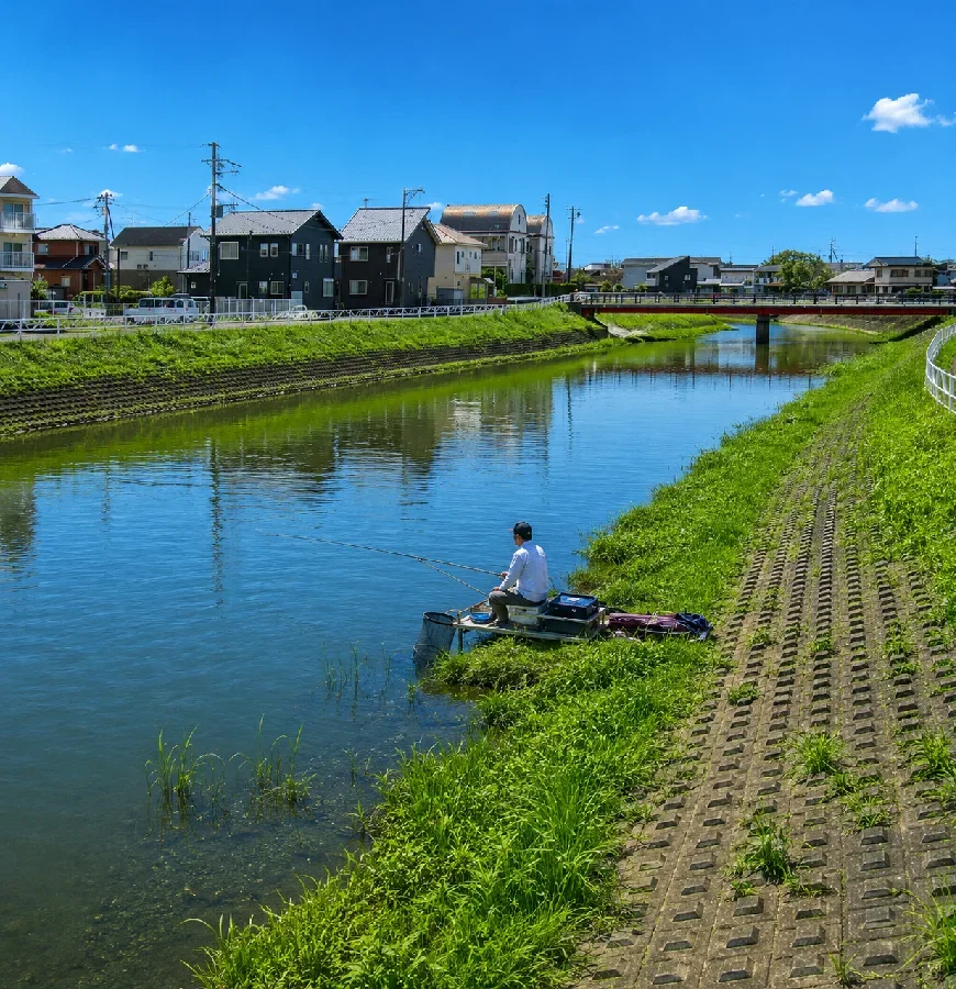 夜越川橋周辺