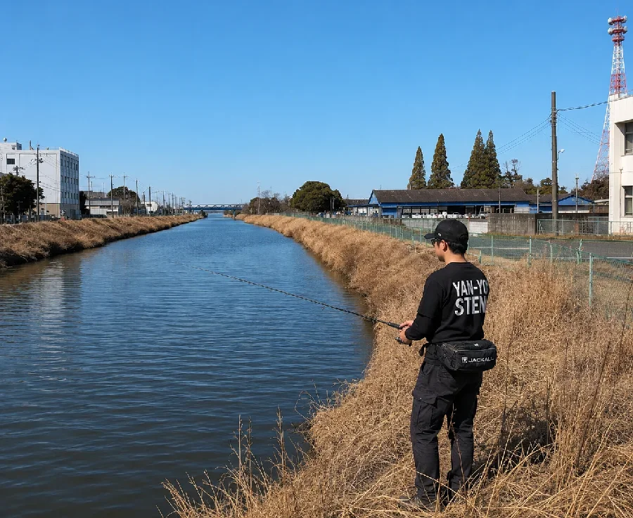 花室川精進橋付近