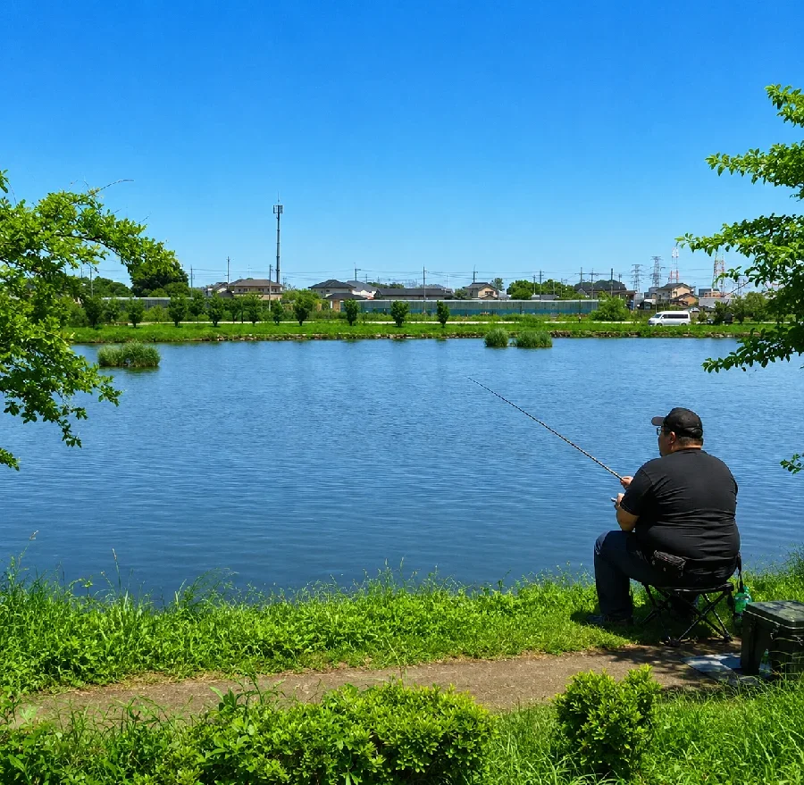 柴山沼南側護岸