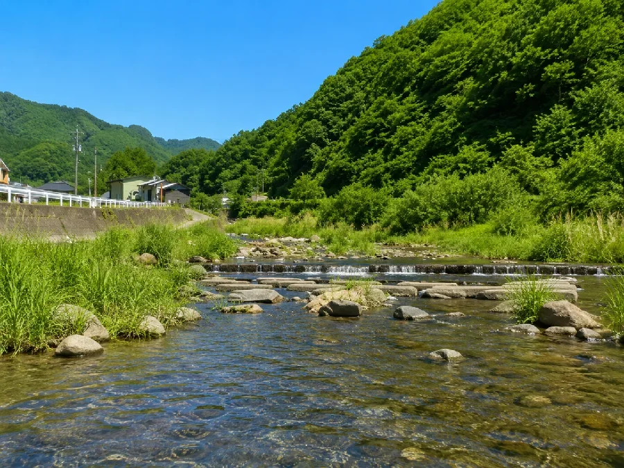 千曲川深山橋付近