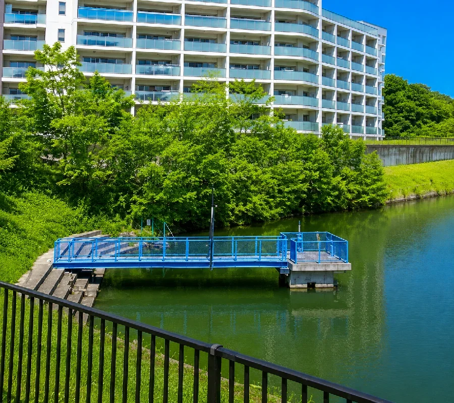 猫ヶ洞池取水口周辺