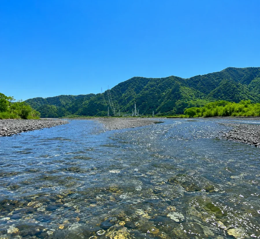 阿部川曙橋付近