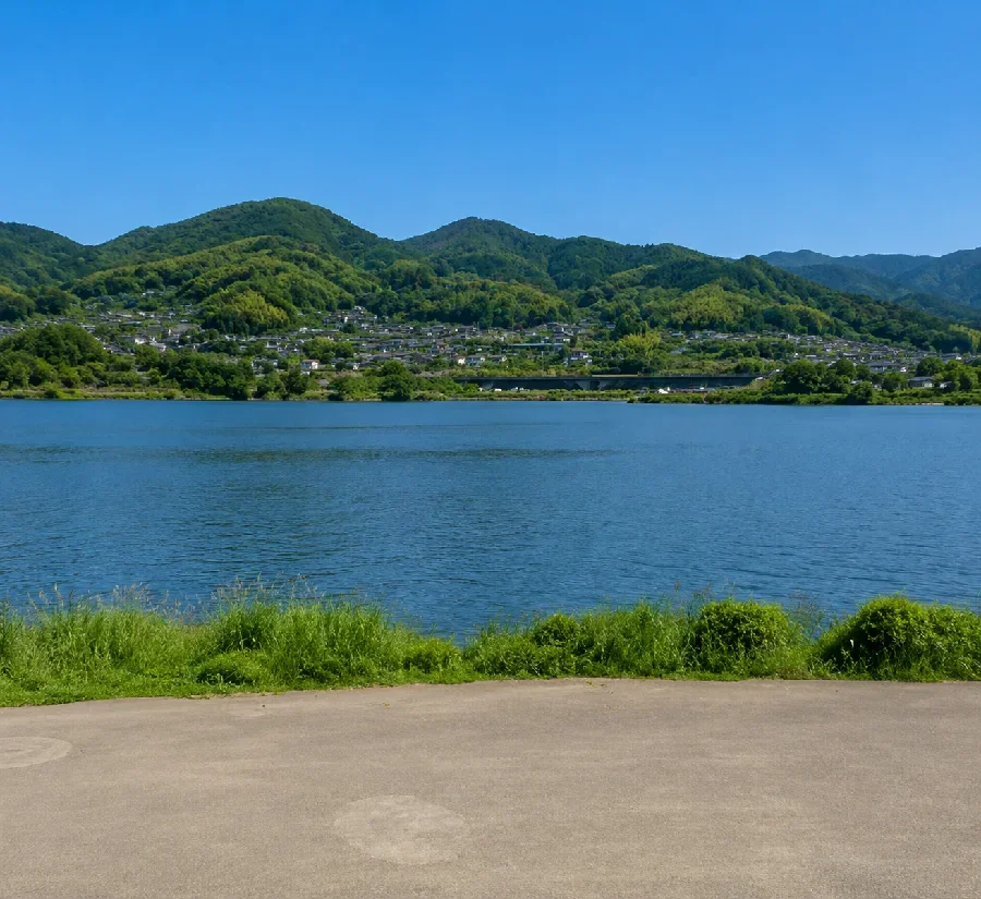 島田湖スポーツプラザ前
