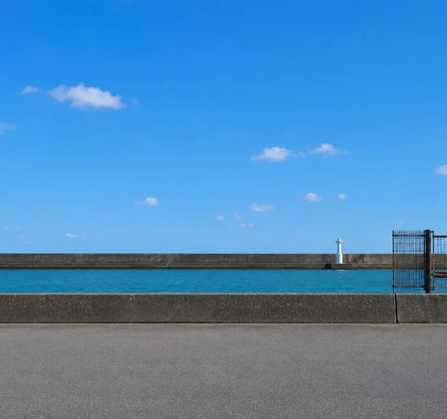 大津港里根川河口横