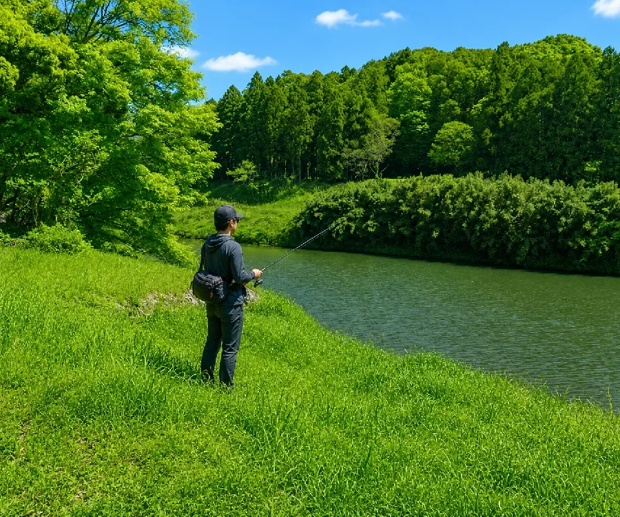 滝下橋周辺の鬼怒川