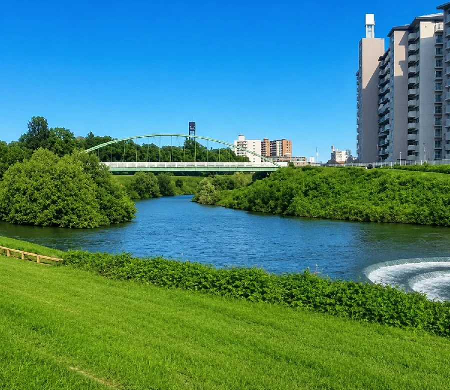 天白川植田川合流点